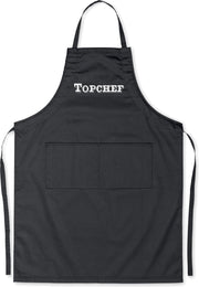 Mijncadeautje - Luxe schort - Topchef - zwart