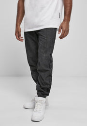 Southpole Broek rechte pijpen -36/32 inch- Denim acid washed Zwart