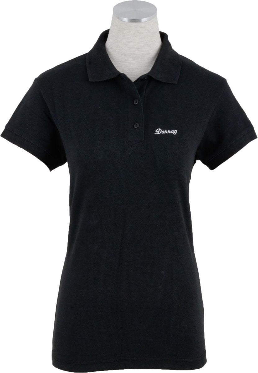Donnay pique - Sportpolo - Vrouwen - Maat XL - Zwart