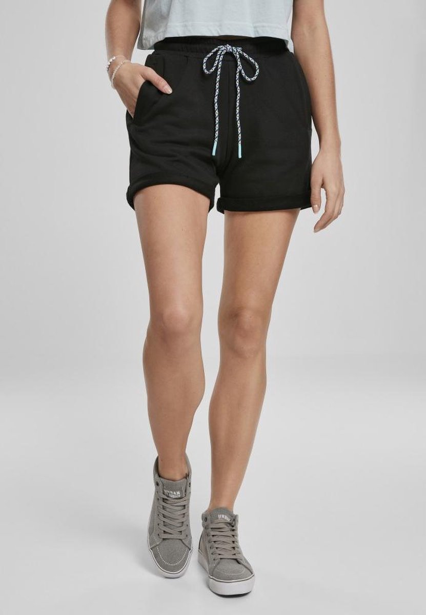 Urban Classics Korte broek -XS- Beach Terry Zwart