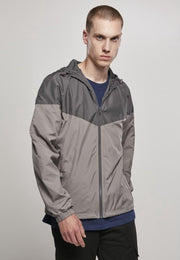 Urban Classics Windrunner jacket -4XL- 2-Tone Tech Grijs