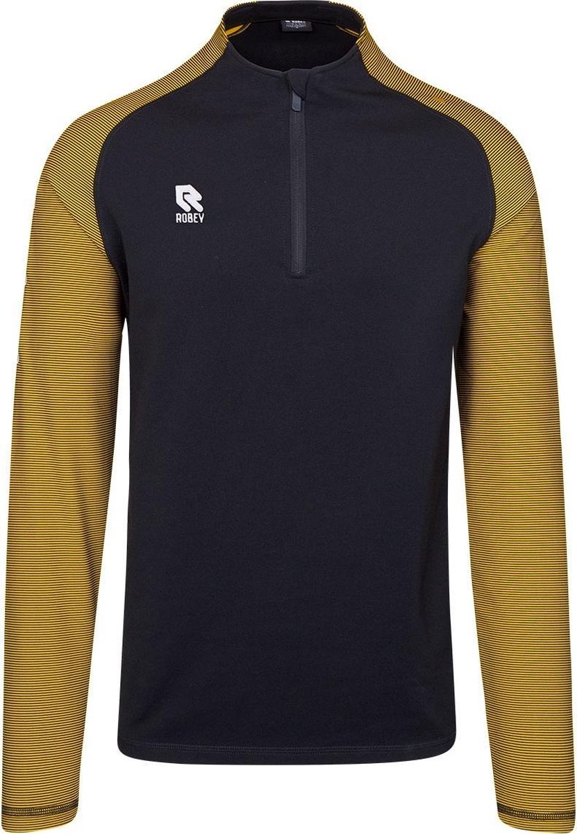 Robey Performance Half Zip (maat XL) - Black/Yellow