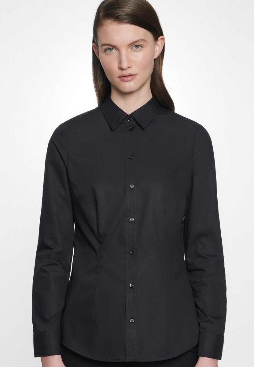 Seidensticker blouse schwarze rose Zwart-40 (L)