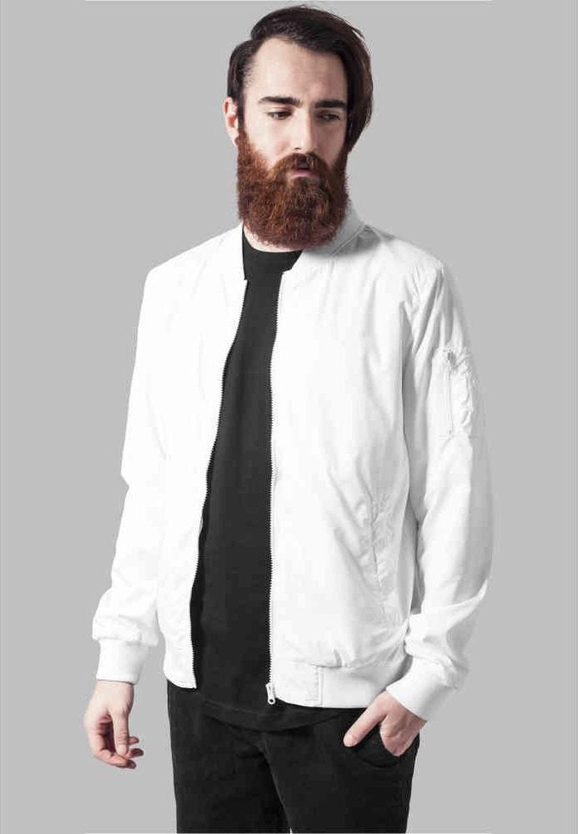 Urban Classics Bomber jacket -XL- Light Wit