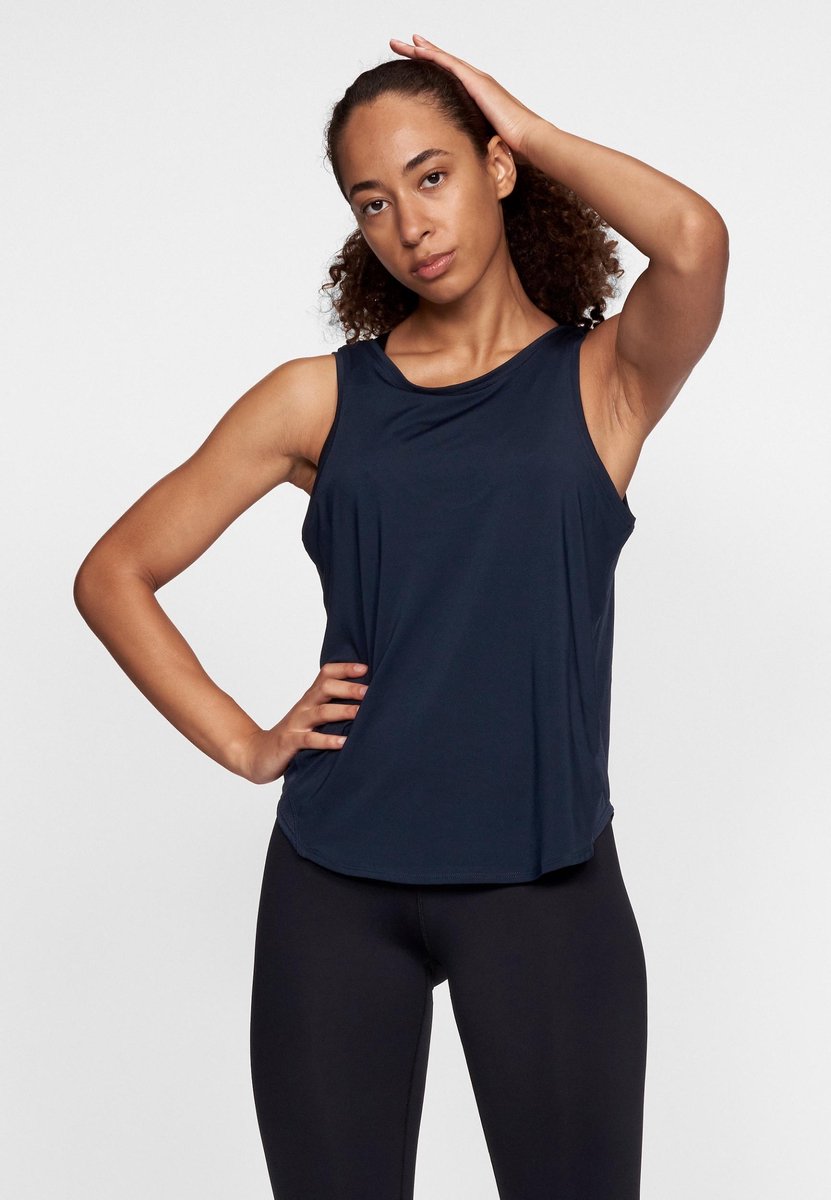 Röhnisch Singlet Essens Dames Polyester Donkerblauw Maat M