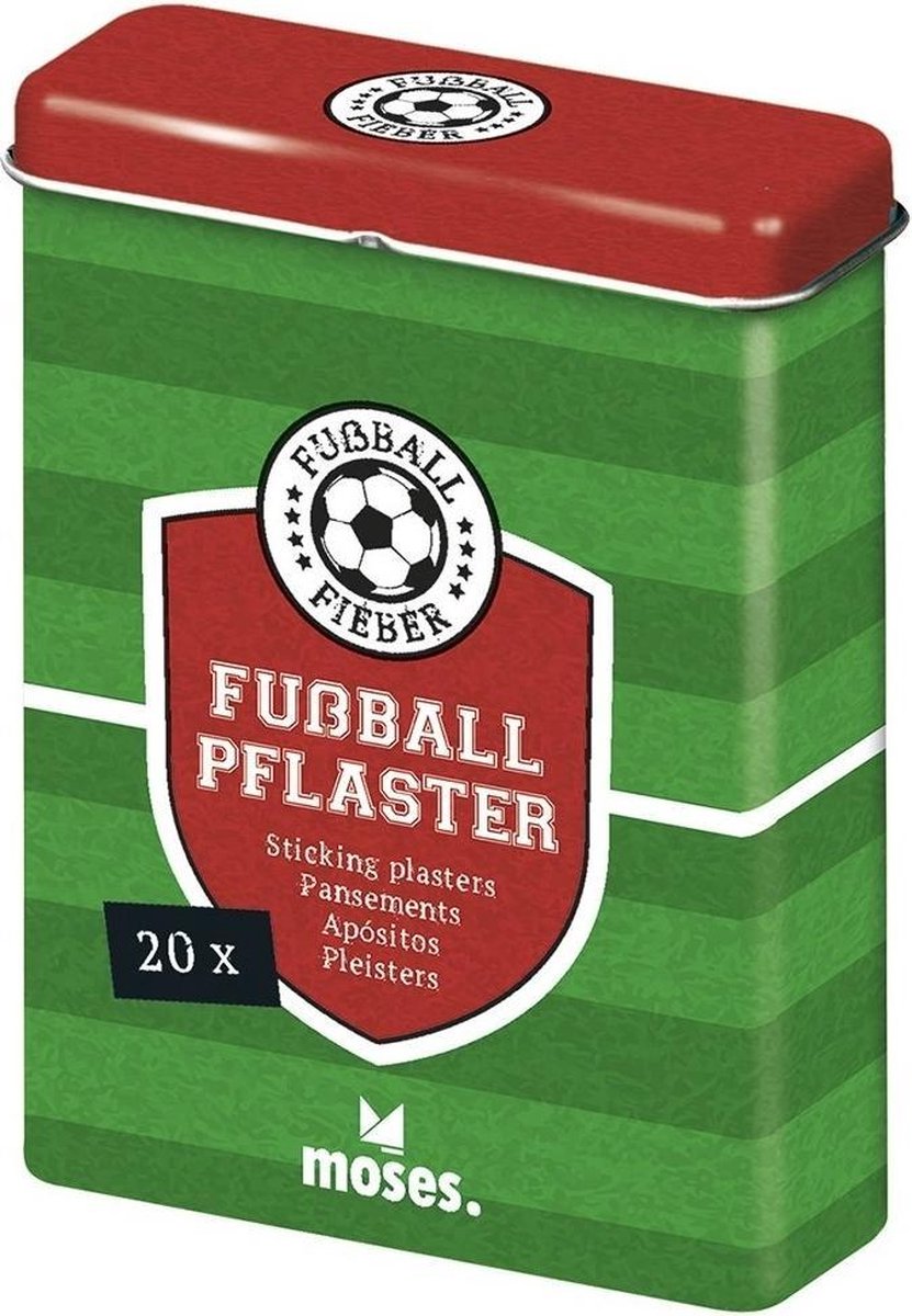 Moses Voetbal Pleisters In Blik 20-delig