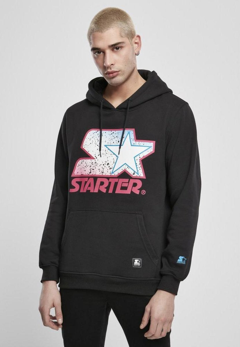 Starter Hoodie/trui -XS- Multicolored Logo Zwart