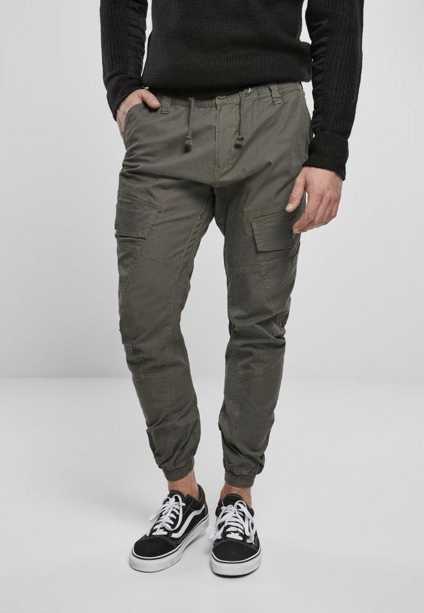 Urban Classics Broek -L- Ray Vintage Groen