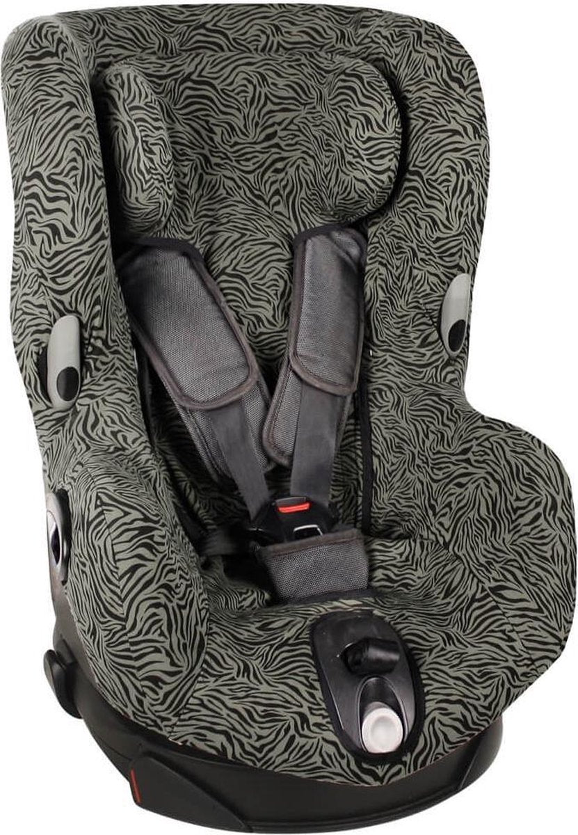 Ukje Maxi Cosi Axiss Hoes - Perfecte pasvorm - Groen Zebra