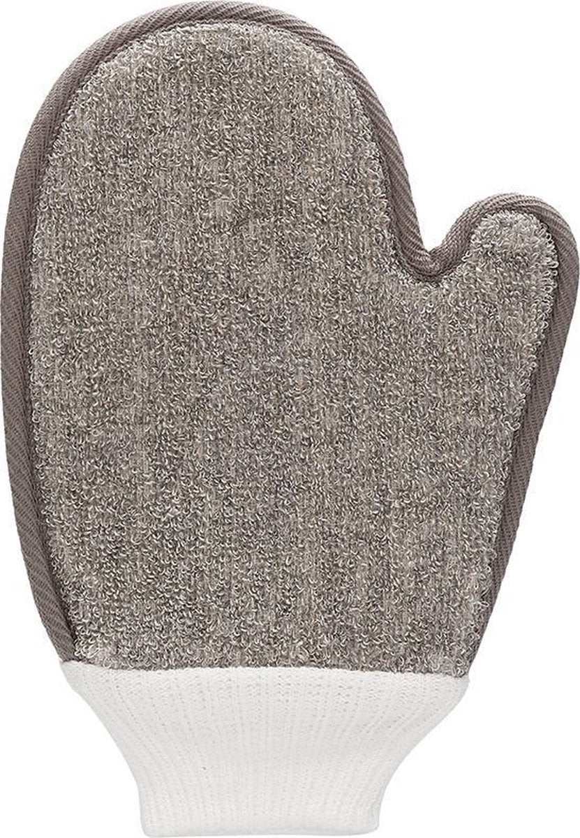 Cuff Bath Glove - Taupe - Bath and Shower - taupe - Discreet verpakt en bezorgd