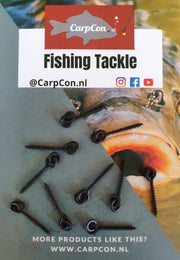 Bait Screw w/ Ring - 10 stuks - Pop Up schroef - 17mm - Karper vissen - Rigmateriaal
