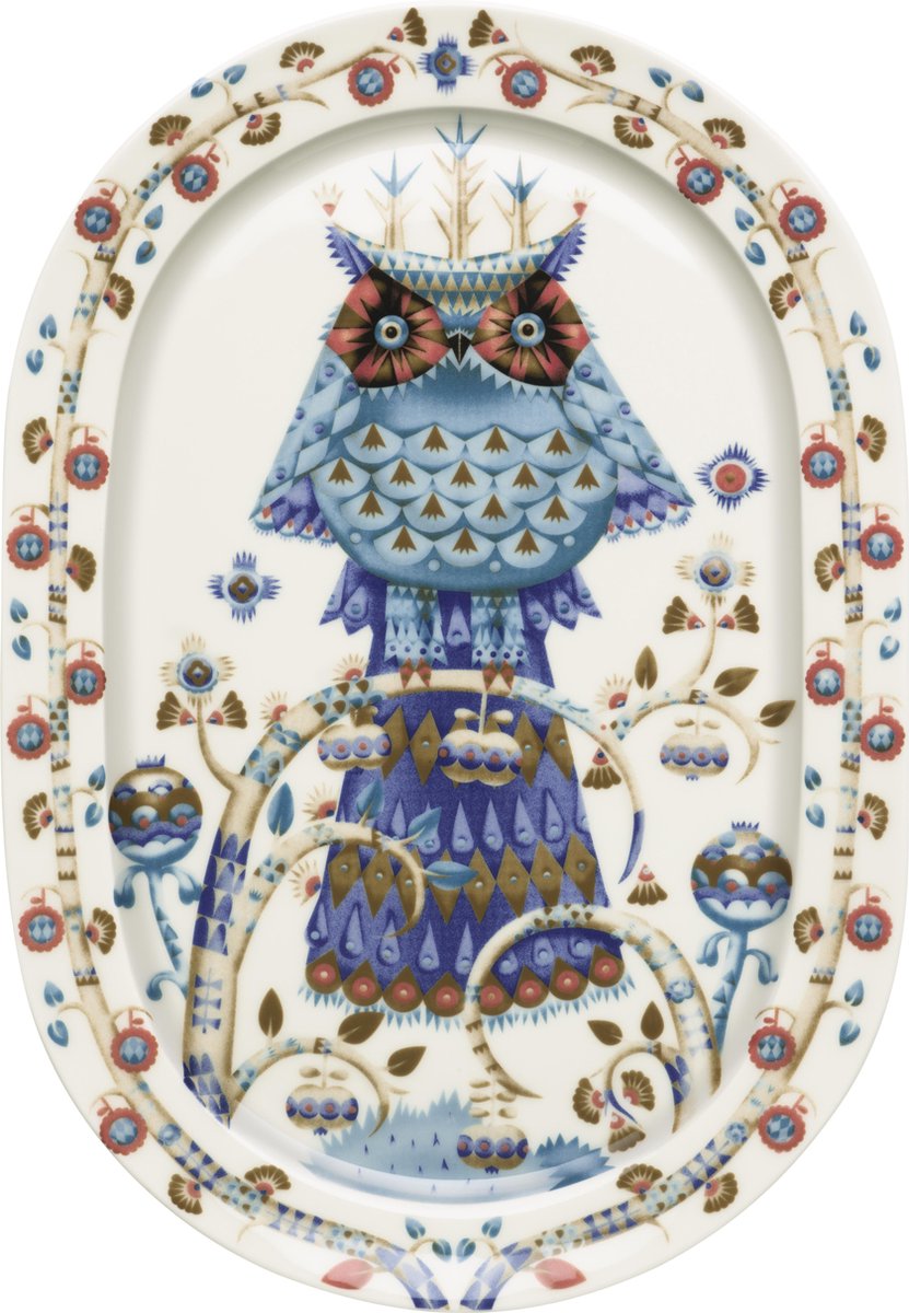 Iittala Taika Bord - 41 cm - Ovaal - Wit