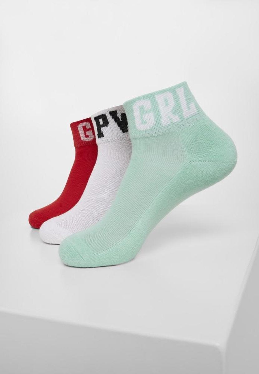 Urban Classics Sokken -35/38- Girl Power 3-Pack Multicolours