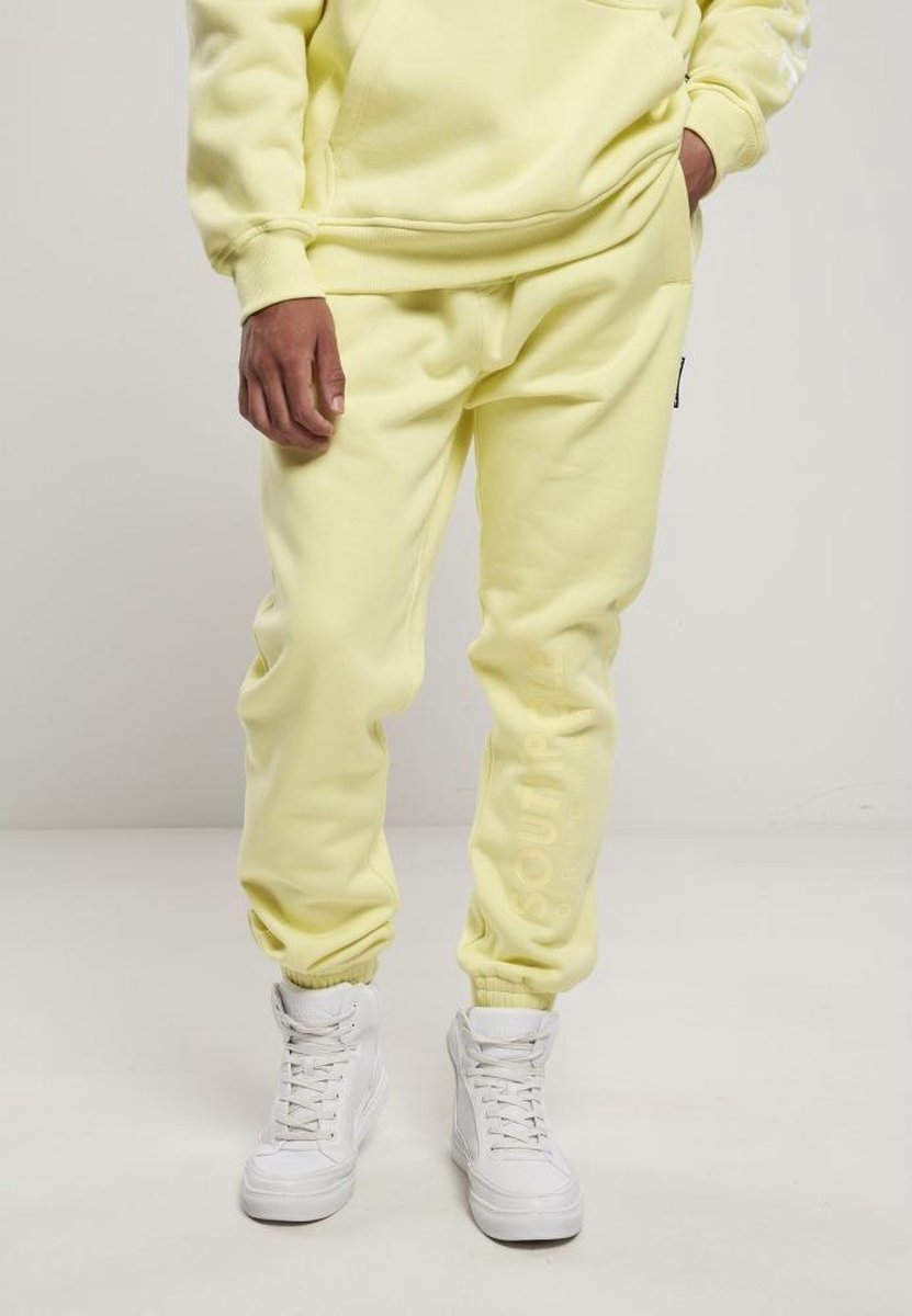 Southpole Heren joggingbroek -S- Basic Geel