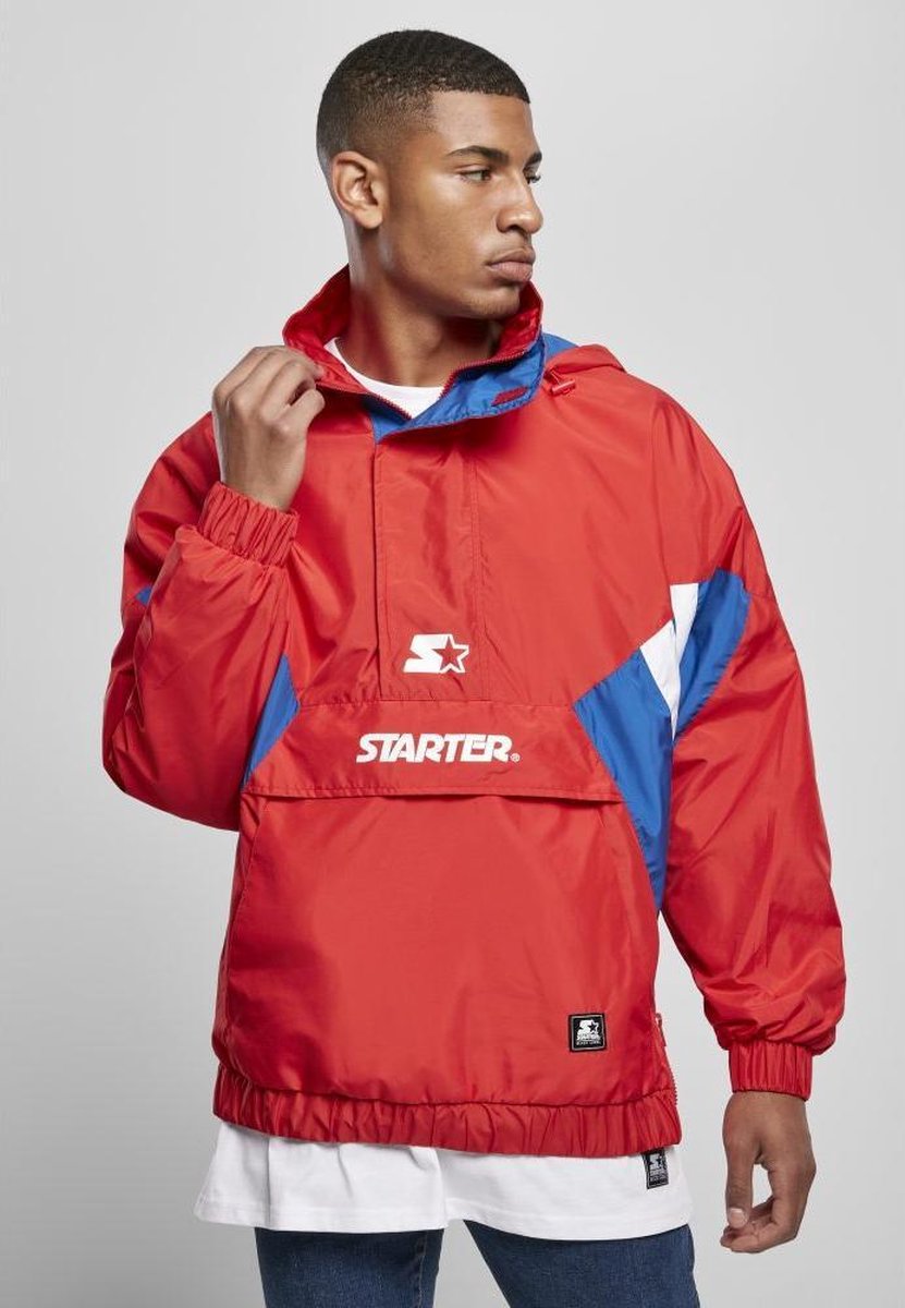 Starter Windbreaker jacket -L- Base Rood