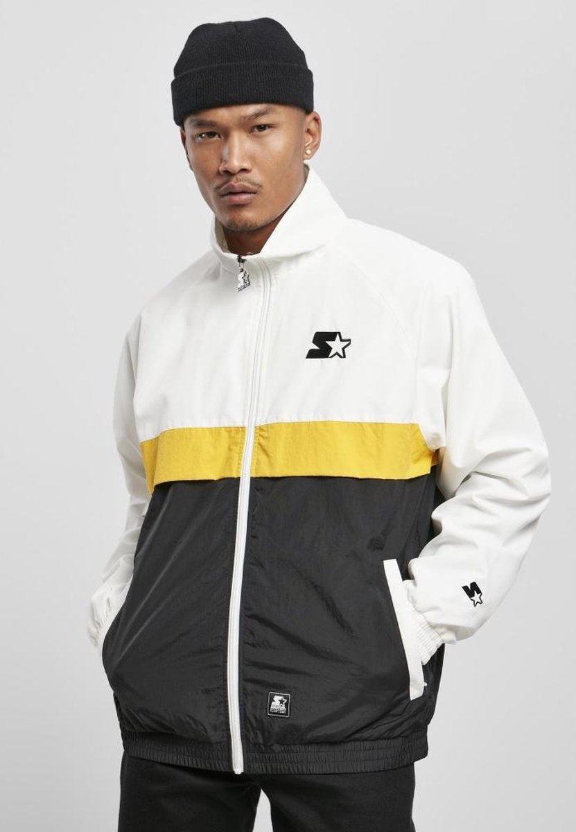 Starter Jacket -XL- Starter Three Toned Jogging Zwart/Wit