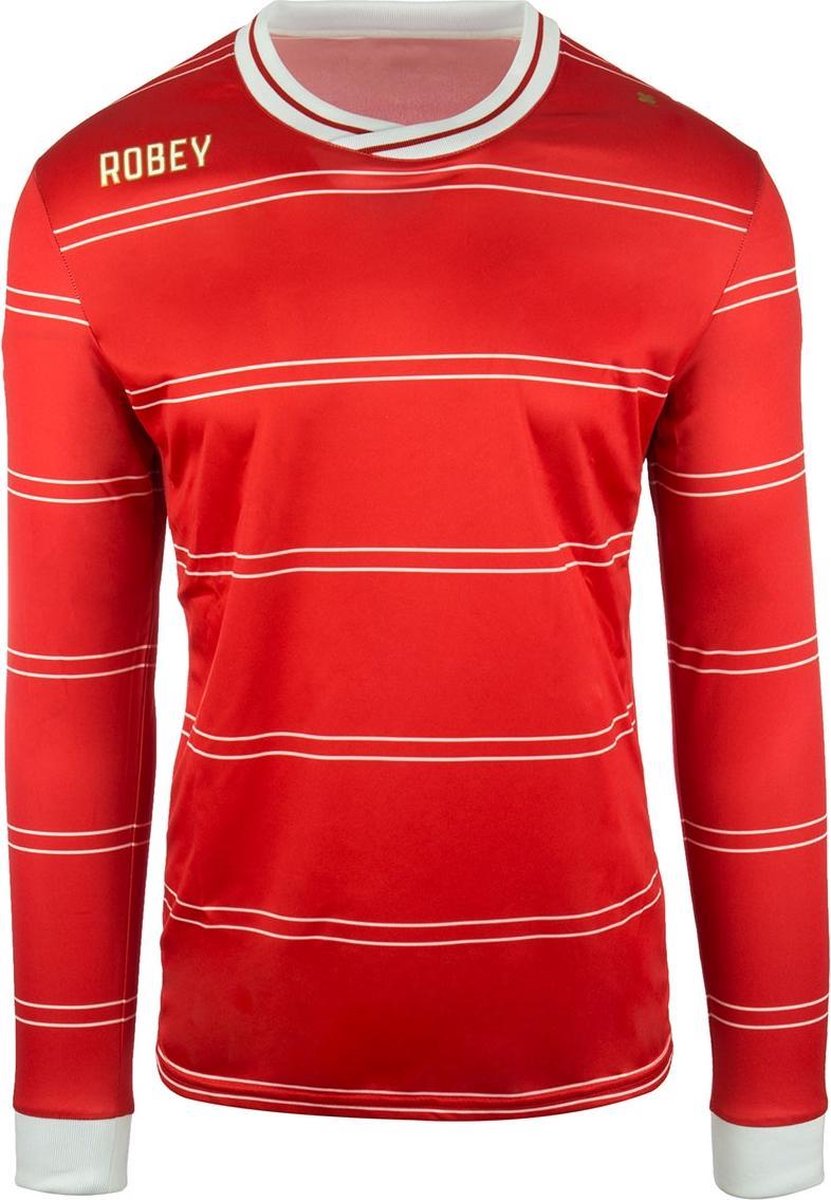 Robey Sartorial LS Shirt voetbalshirt kinderen lange mouwen (maat 152) - Red