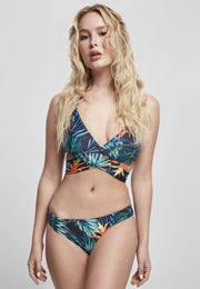 Urban Classics Bikini set -XL- Draped Pattern Multicolours