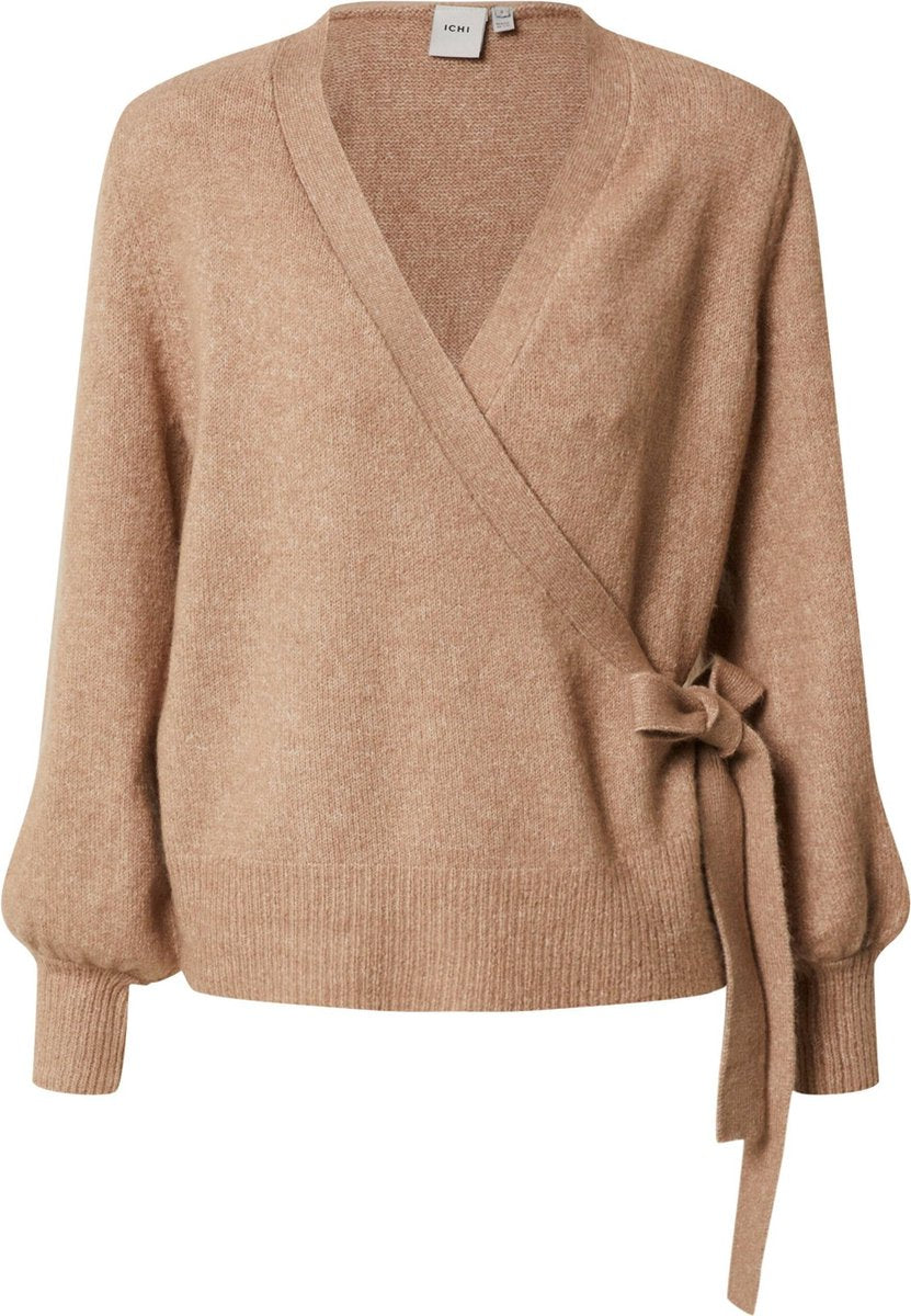 Ichi trui Beige Gemêleerd-Xs
