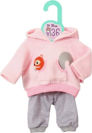 Dolly Moda Sportuitrusting 36 Cm Roze/grijs