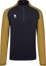 Robey Performance Half Zip (maat L) - Black/Yellow