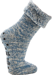 Topsocks Luxury Wool huissokken blauw 37-40