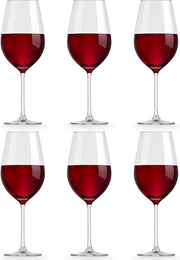 Libbey Wijnglas Atna - 54cl / 540 ml - set van 6 - klassiek design - extra fijne voet