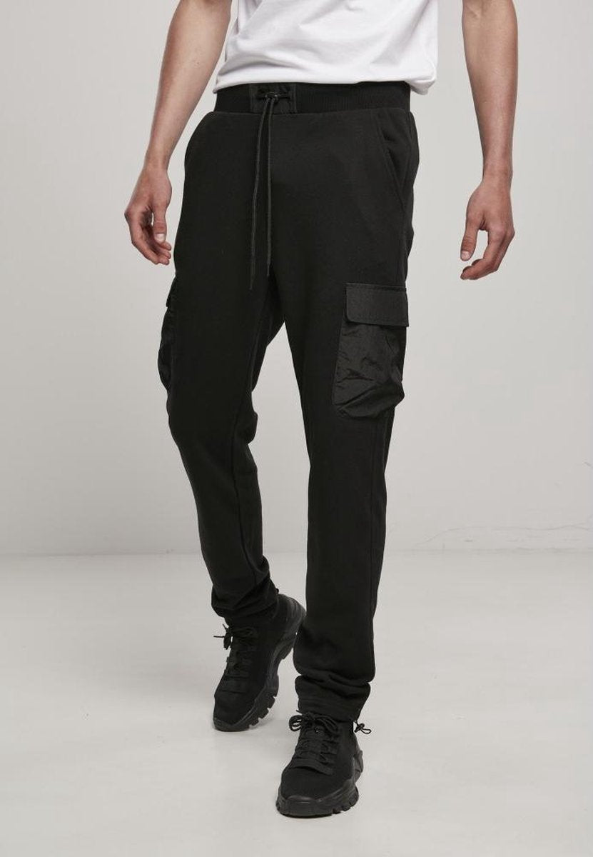 Urban Classics Heren joggingbroek -M- Commuter Zwart