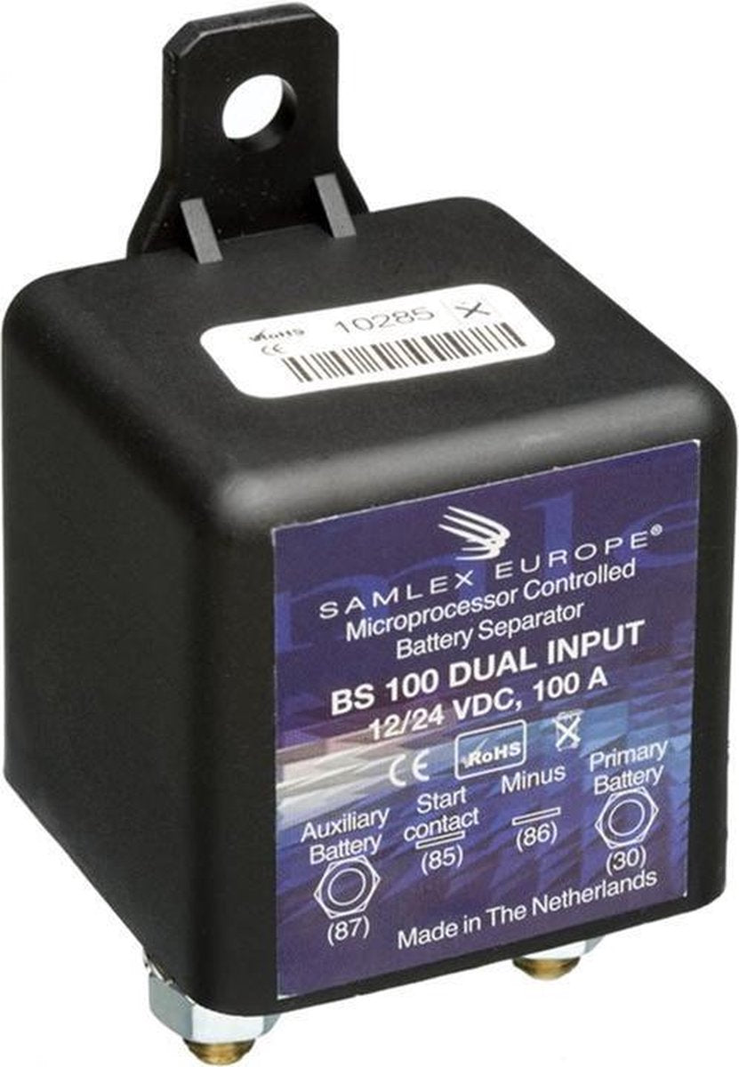 Samlex Accuscheider BS 100 DUAL 12 of 24 VDC input 100Amp.