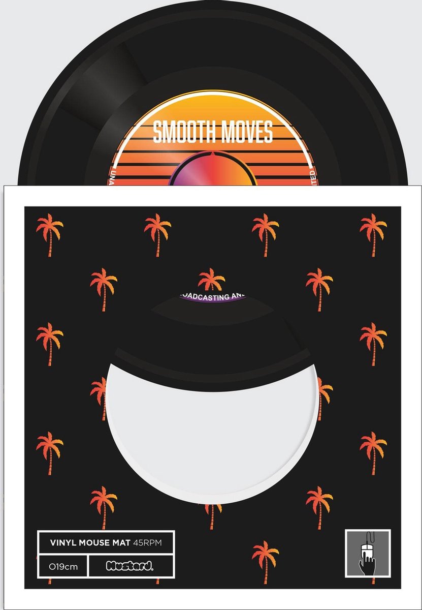 Mustard muismat - Smooth Moves voor laptop muis