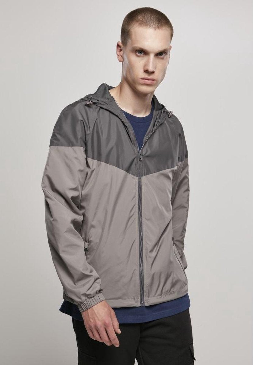 Urban Classics Windrunner jacket -XL- 2-Tone Tech Grijs