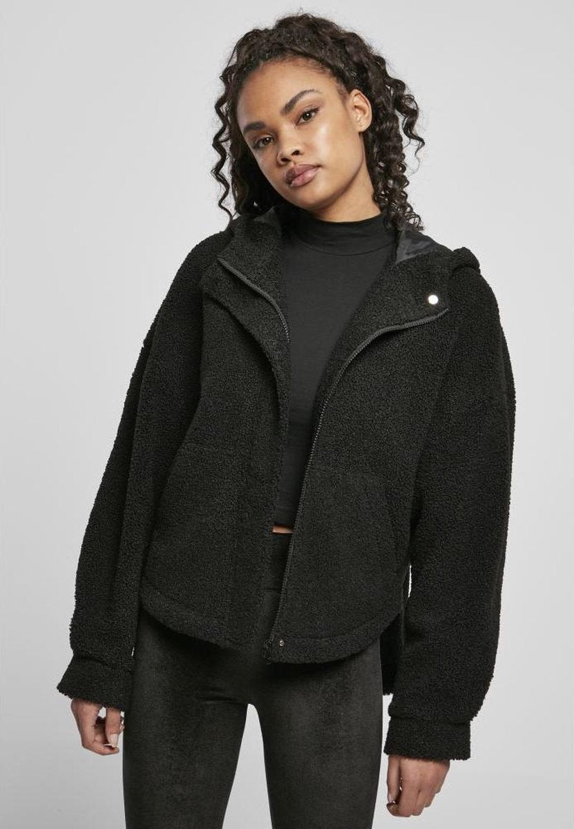 Urban Classics Jacket -XL- Short Sherpa Zwart