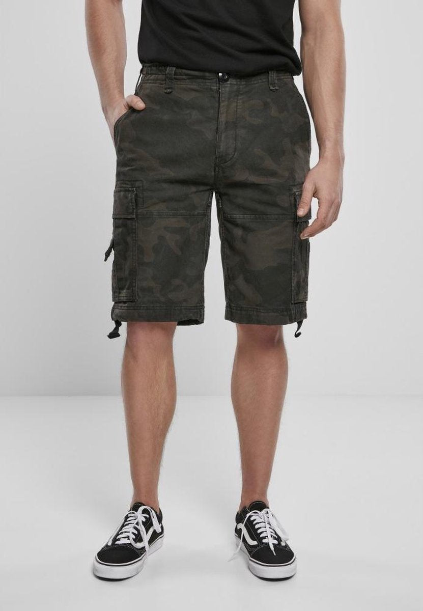 Urban Classics Cargo Korte broek -2XL- Vintage Cargo Zwart/Bruin
