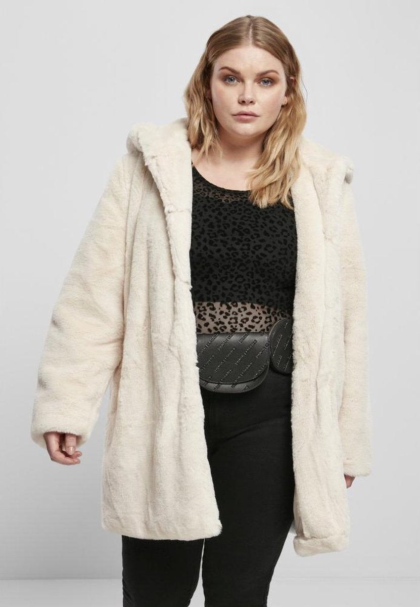 Urban Classics Winterjas -M- Hooded Teddy Wit