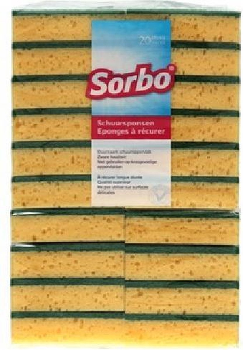 Sorbo Schuursponsen  - Zware kwaliteit - 20 stuks