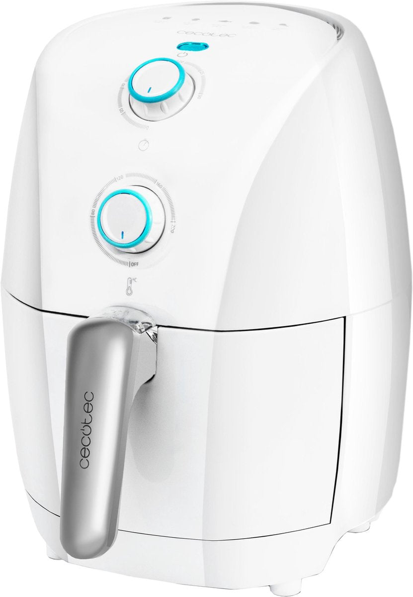 Cecotec Airfryer - Hetelucht friteuse - Oven - Timer -  Incl. Receptenboek - Wit