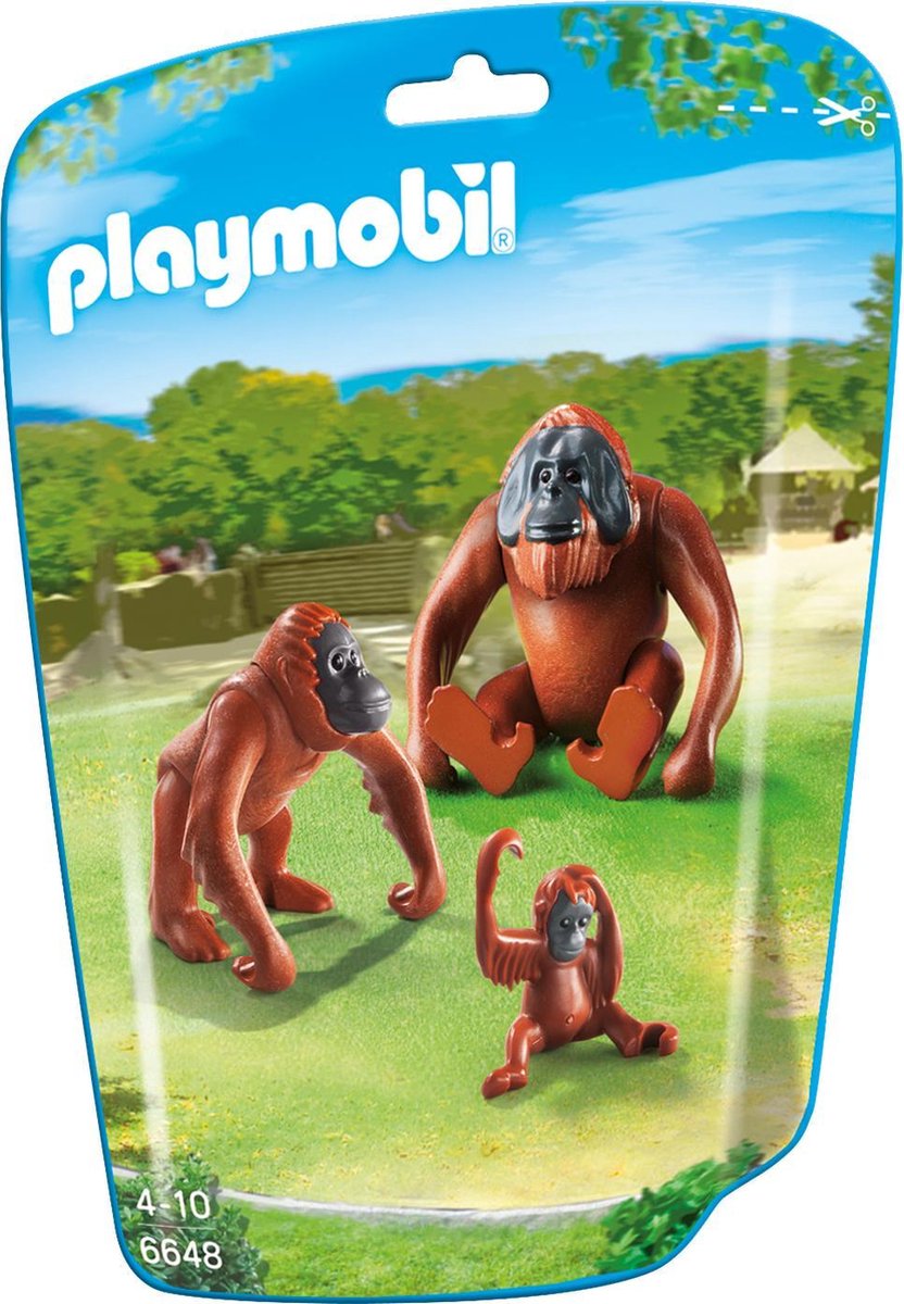 PLAYMOBIL Orang-Oetans met kind - 6648