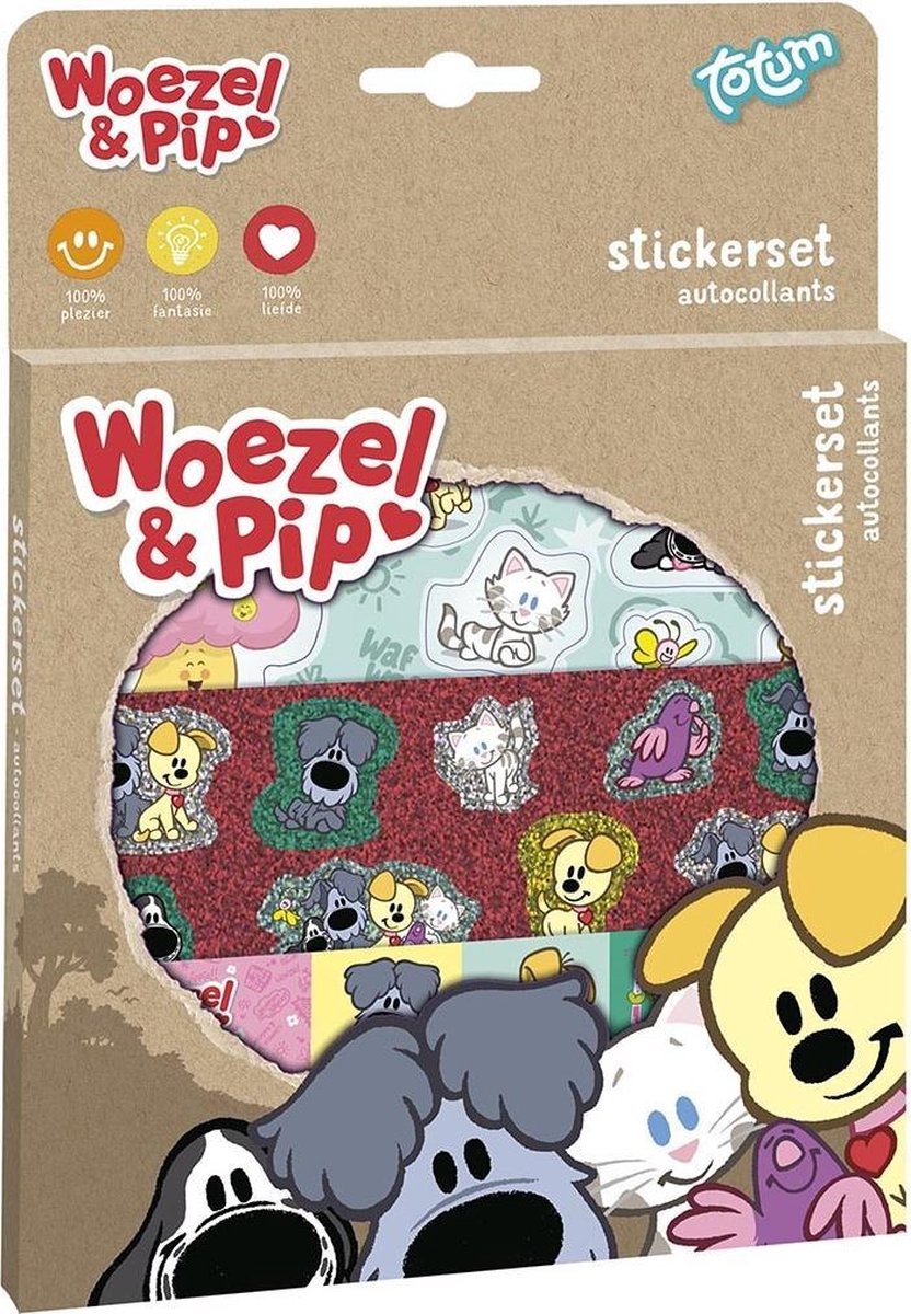 Woezel & Pip Stickerset