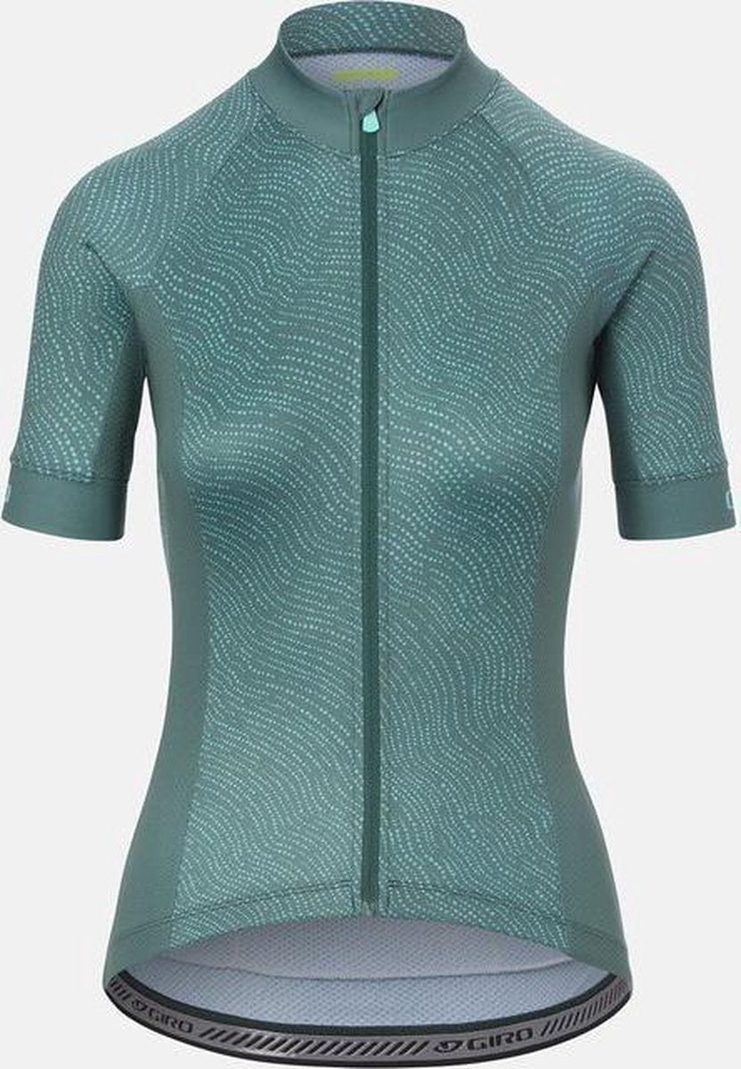 Giro Women's Chrono Sport Fietsshirt Grey Green Pounce L