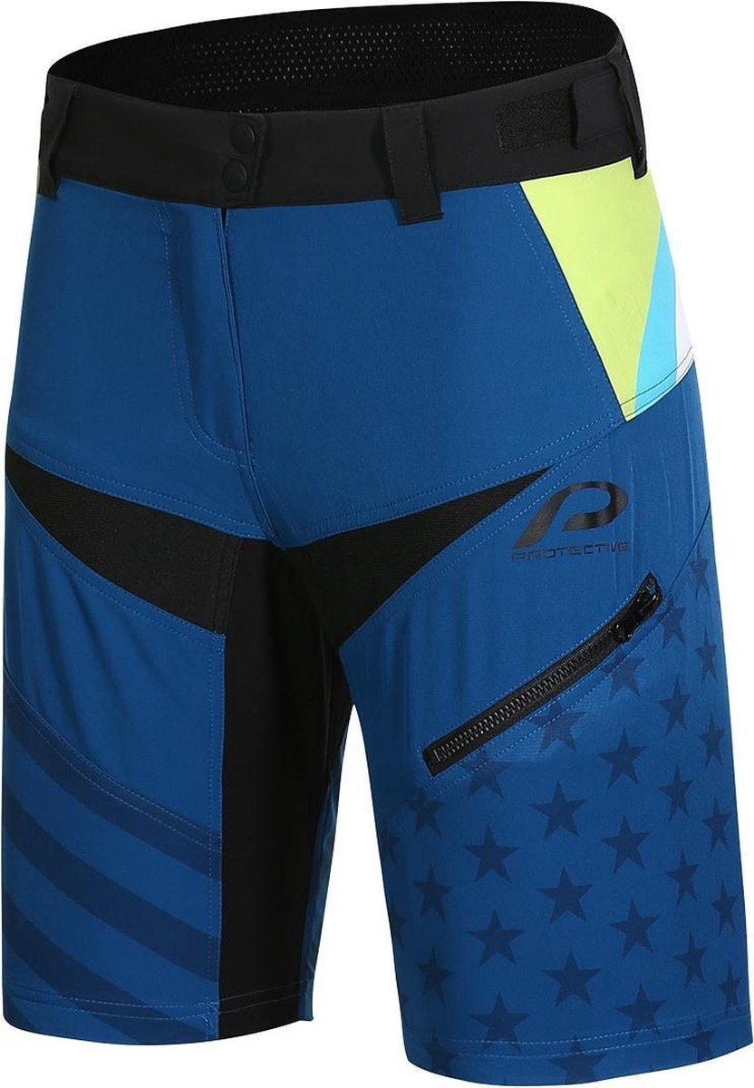 Protective Fietsbroek P-sweet Jane Dames Polyester Blauw Mt 36