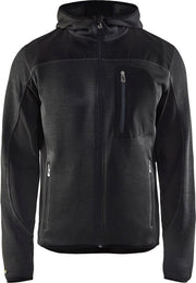 Blaklader Gebreid vest met softshell - Donkergrijs/Zwart - 2XS