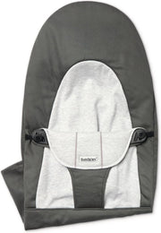 BABYBJÖRN Stoffen Zitting voor Wipstoel Balance Soft - Donkergrijs-Grijs Cotton Jersey