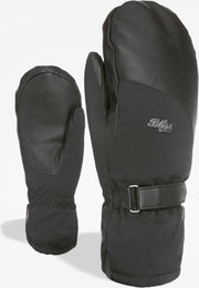 Level Bliss Crystal - Wintersportwanten Voor Dames - Leer - Zwart - Maat 8.5