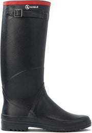 Aigle blauw-rode regenlaars chantebelle