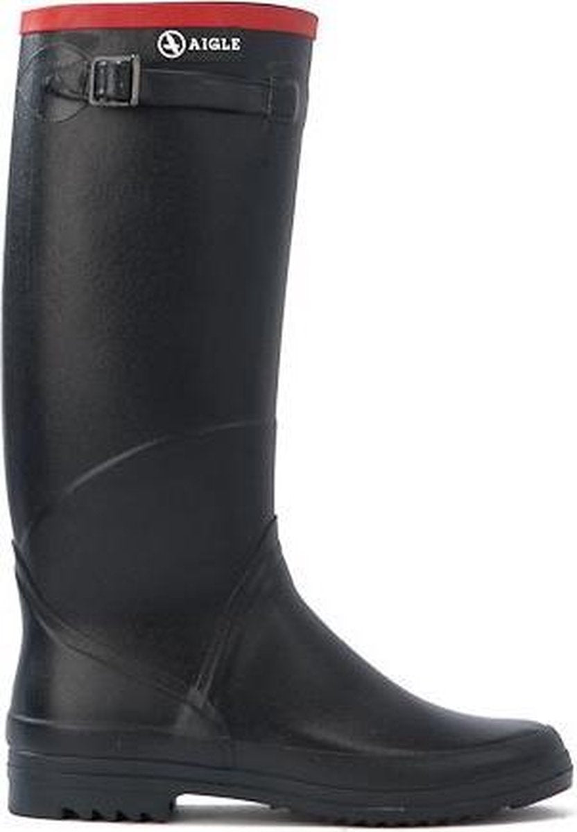 Aigle blauw-rode regenlaars chantebelle
