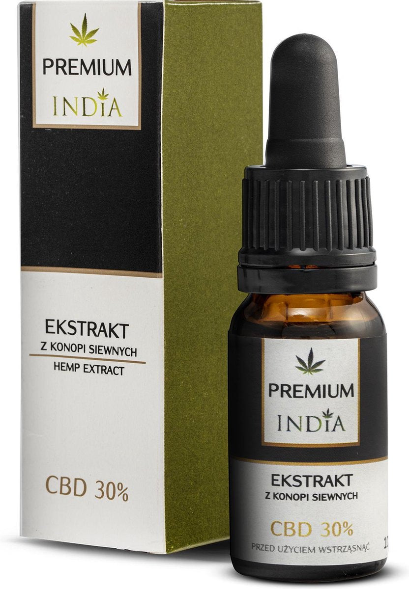 India Cosmetics | Biologisch CBD Oile 30% 3000mg CBD | PREMIUM | met kokosolie | Volledig natuurlijke CBD oliën