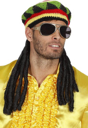 Rasta Baret met haar zwart