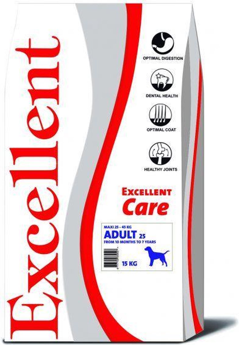 Excellent Care Maxi Adult 25 - Hondenvoer - 15 kg