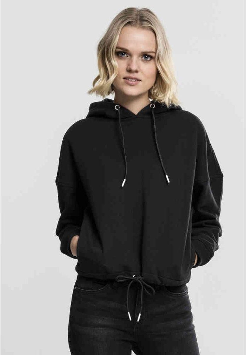 Urban Classics Hoodie/trui -M- Kimono Zwart