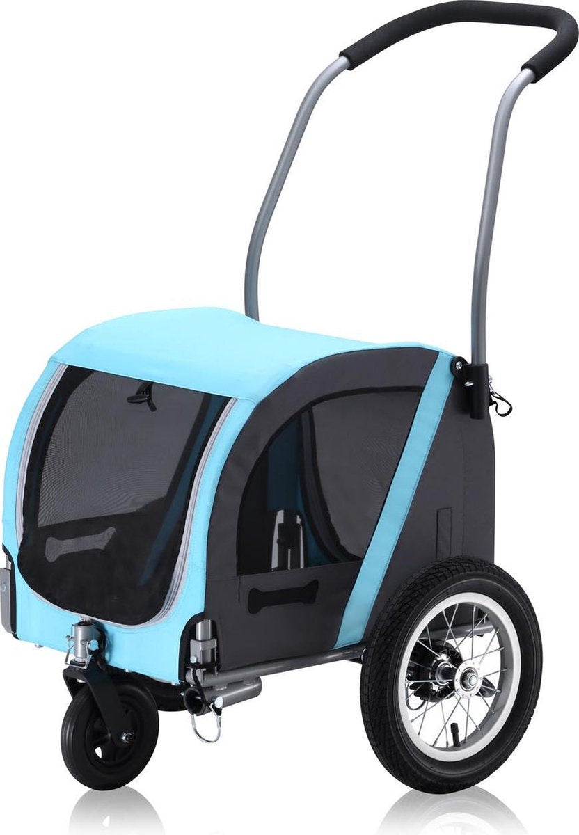 Vantly Mini hondenkar blue compleet
